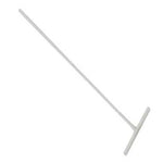 Squeegee in fully White Hygienic Fiberglass, 140 cm, labelled