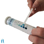 Testkit voor waterstofperoxide (strips + maatbekers + handleiding)