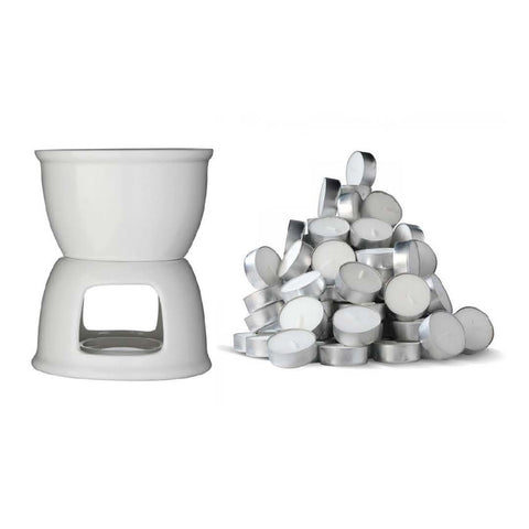 Porcelain Oil Warmer with tea lights